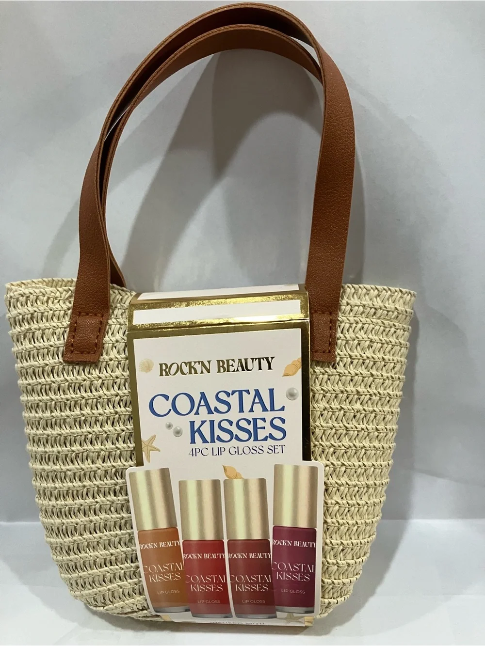 Rock'n Beauty Coastal Kisses 4 pc lip gloss set